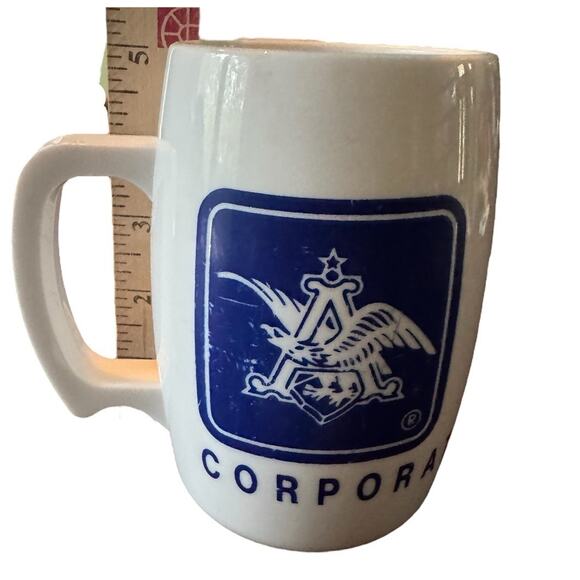 Anheuser Busch Corporate Engineering Plastic Mug Employee Promo Breweriana Logo - Picture 9 of 9